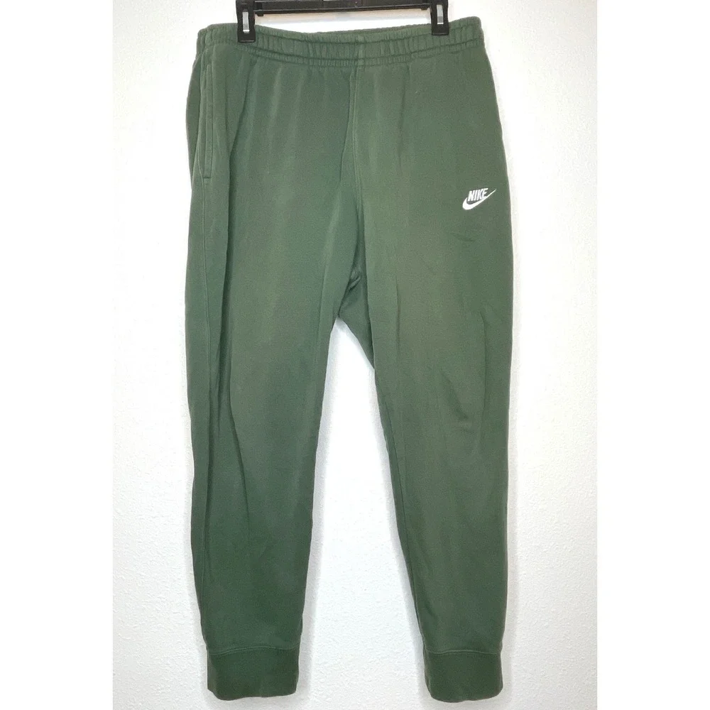 Nike Mens Joggers Sportswear Club Fleece Tapered XL Green